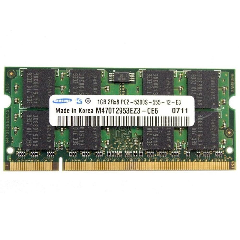 Samsung 1 GB SO-DIMM DDR2 Memory (M470T2953EZ3)